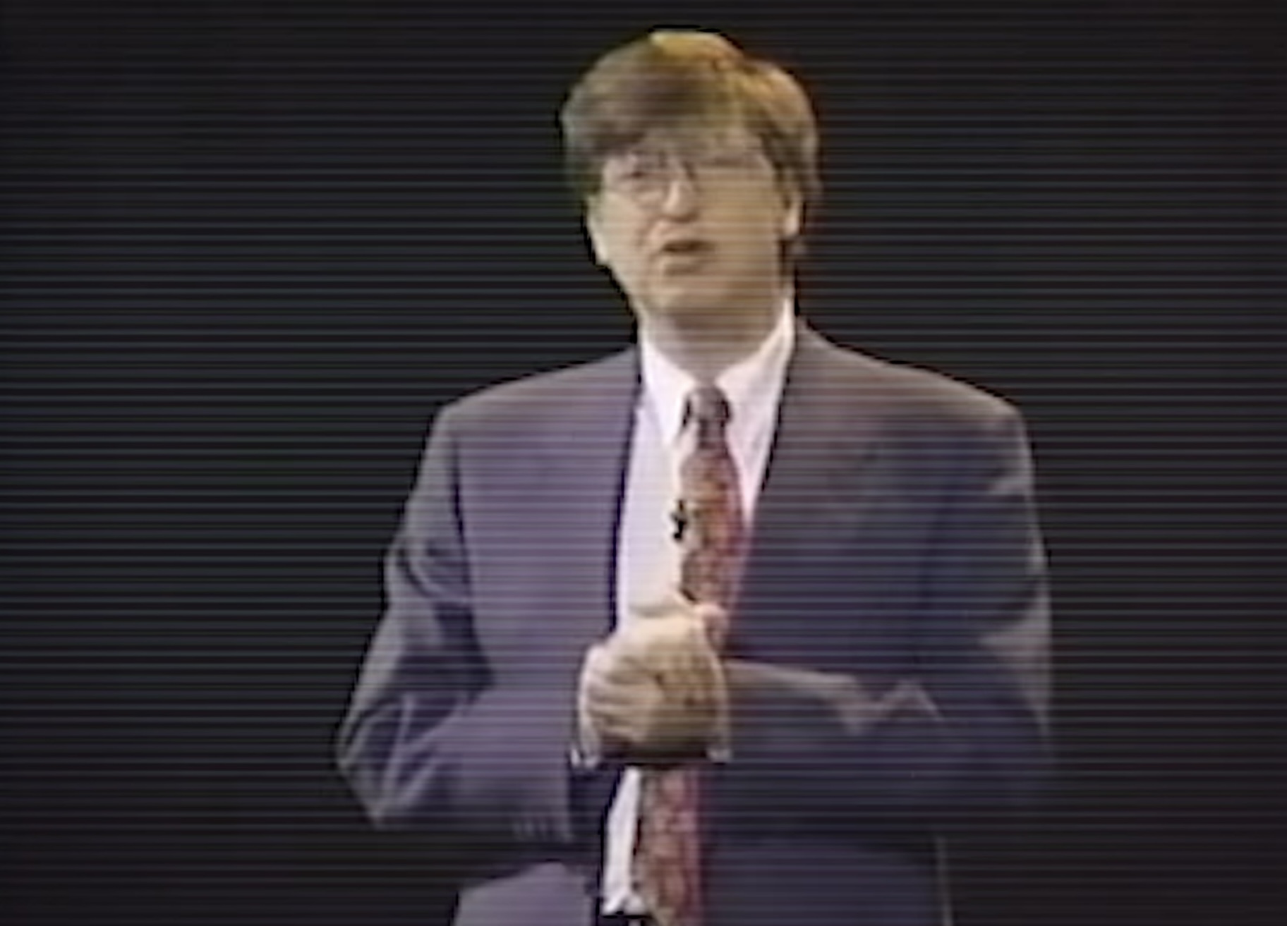 Bill Gates Präsentation von 1995