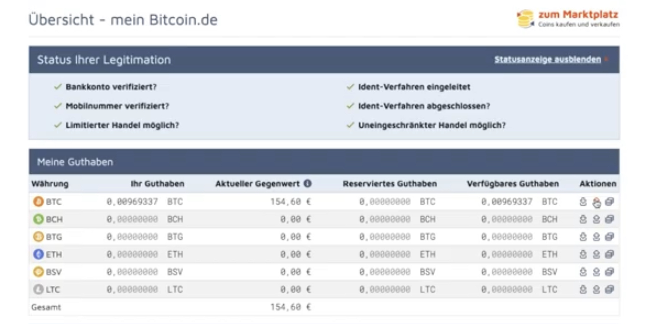 Bitcoin senden mit Bitcoin.de - Image 1