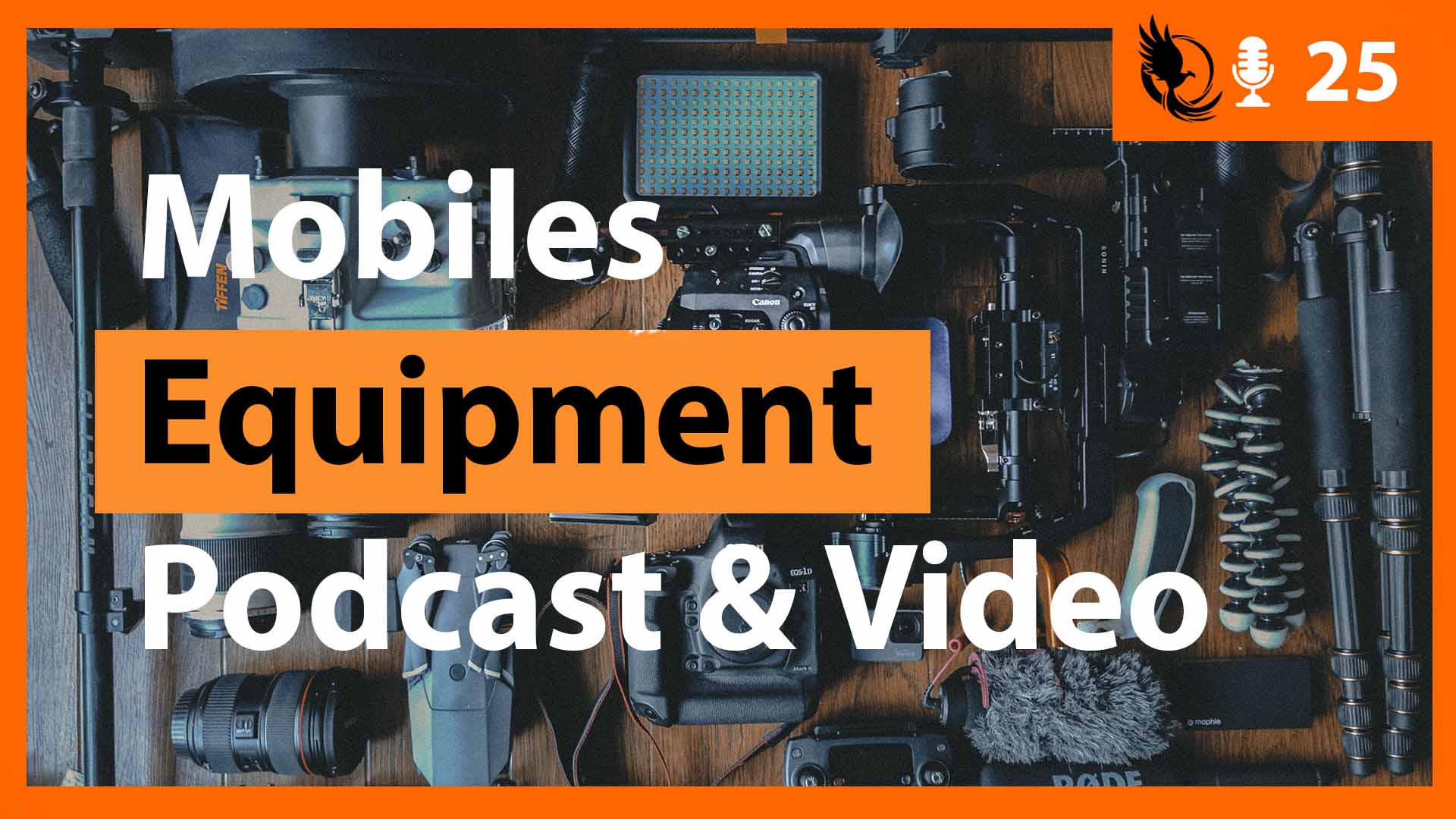 Mobiles Equipment für Video und Podcast!