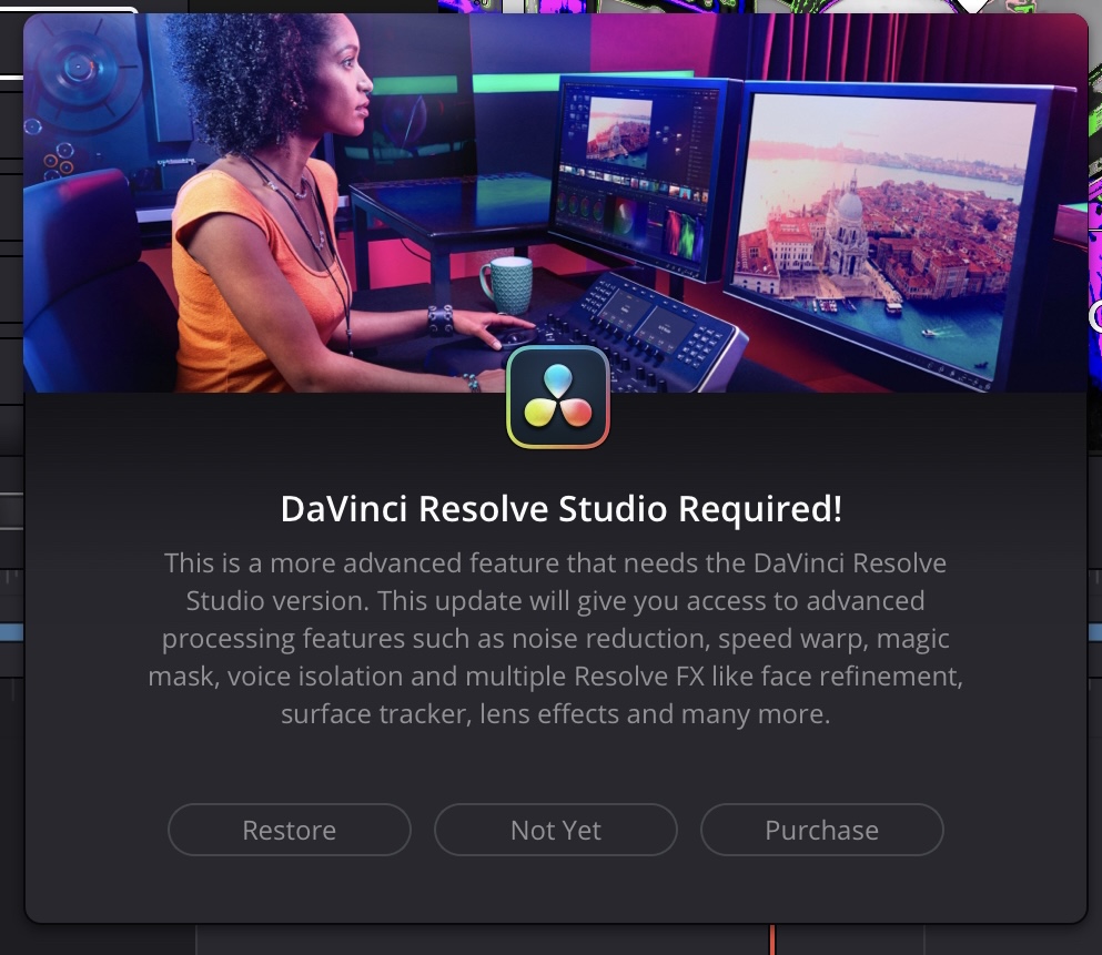 DaVinci Resolve Studio iPad kaufen