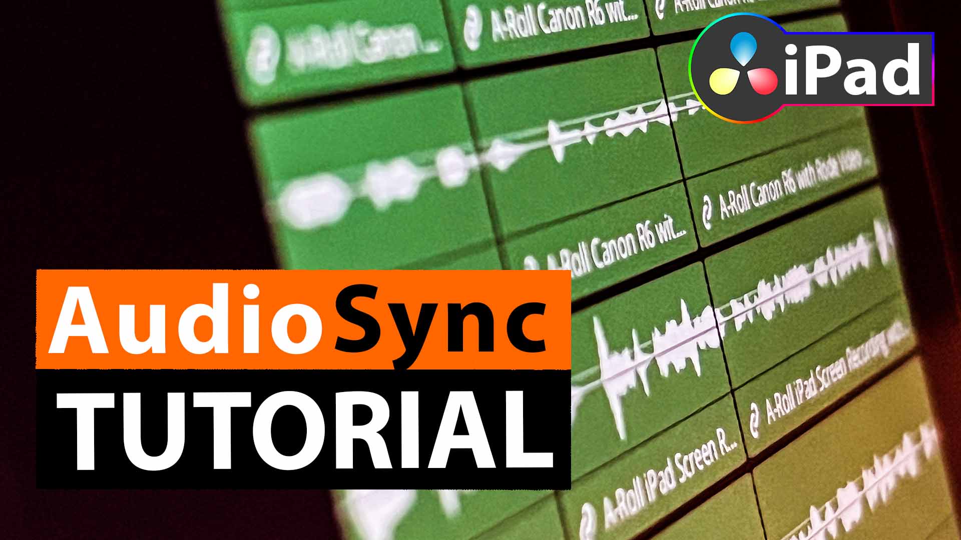 Synchronisiere Audio und Video in DaVinci Resolve fürs iPad