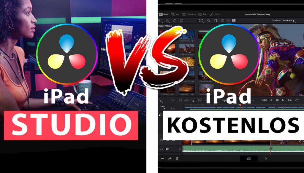 Der Vergleich: DaVinci Resolve iPad Studio oder kostenlos?