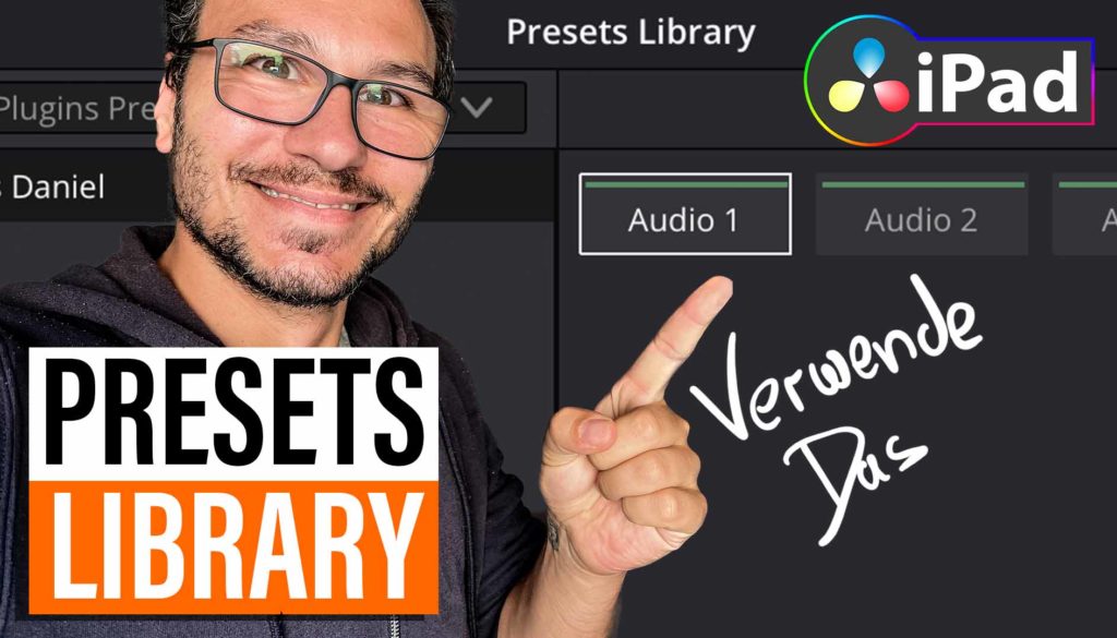 So verwendest du Audio PRESETS richtig! (DaVinci Resolve iPad)