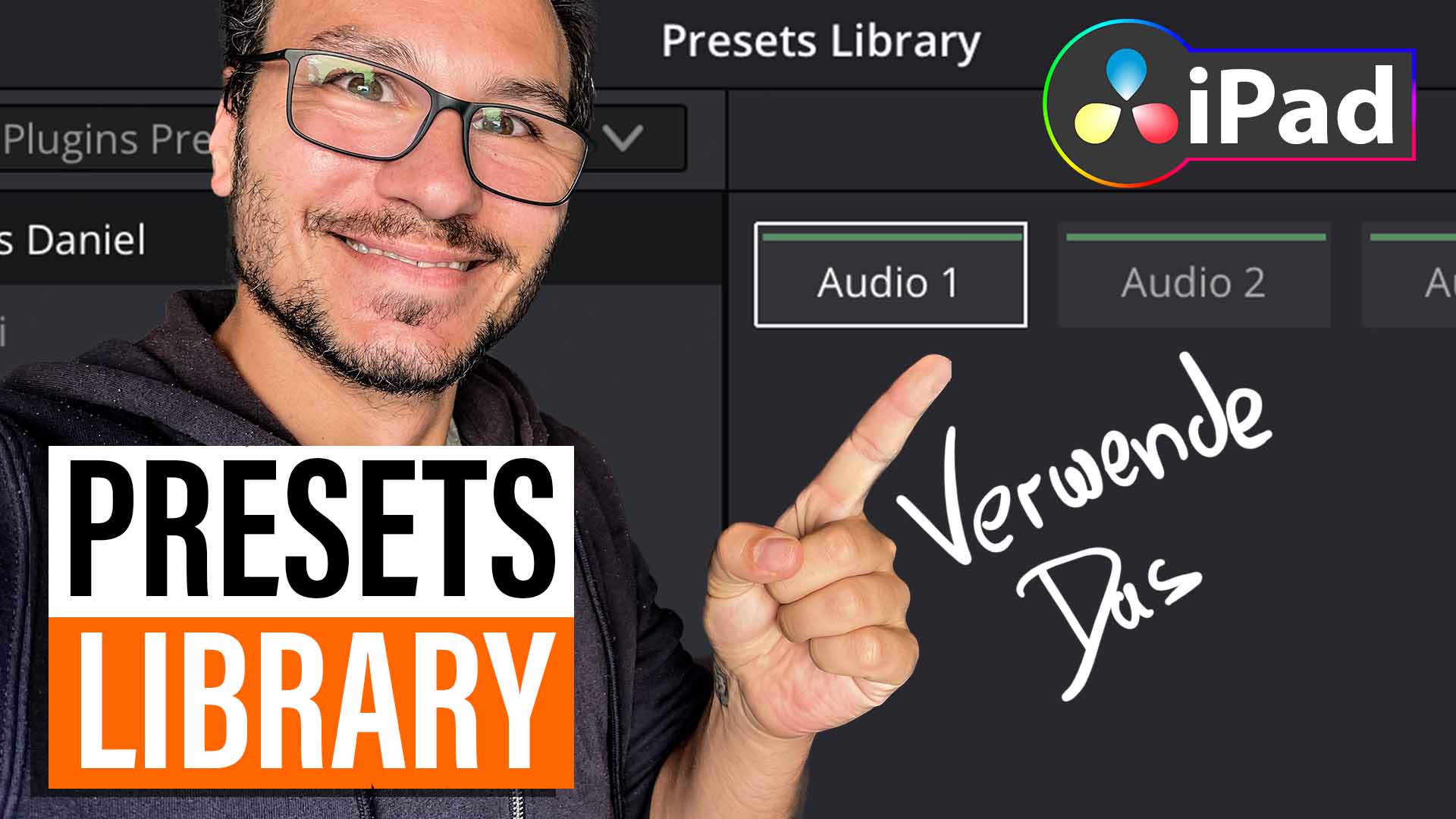 So verwendest du Audio PRESETS richtig! (DaVinci Resolve iPad)