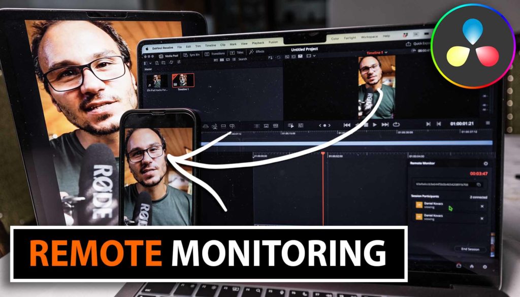 DaVinci Monitor App erklärt! (Remote Monitoring)