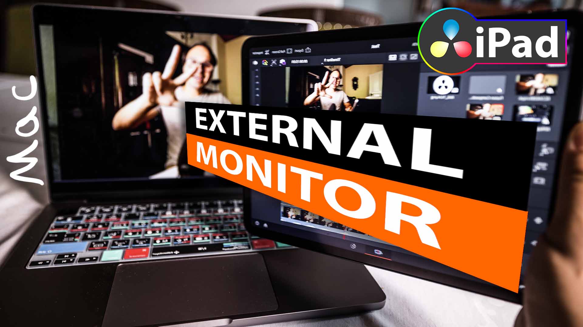 MacBook als externen Bildschirm für DaVinci Resolve iPad verwenden!