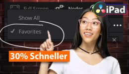 So fügst du Farbeffekte zu Favoriten hinzu | DaVinci Resolve iPad
