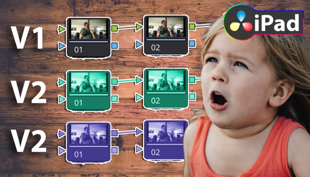 So verwendest du VERSIONEN von Node Tree in DaVinci Resolve iPad