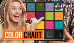 Wie verwendet man ein Color Chart mit DaVinci Resolve iPad?