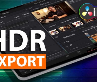 Beste HDR EXPORT Einstellungen (DaVinci Resolve iPad)