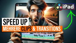 Geschwindigkeit von mehreren Clips & Transitions gleichzeitig verändern (DVR iPad)