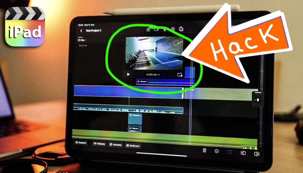 Final Cut Pro fürs iPad: Fenster in Fenster Hack