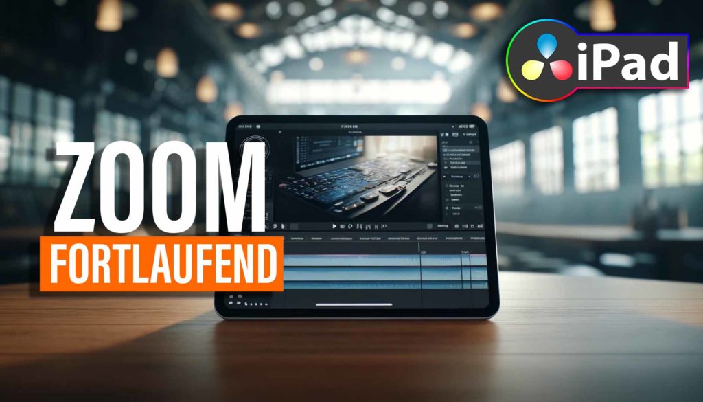 Fortlaufender ZOOM Effekt (Tutorial) DaVinci Resolve iPad