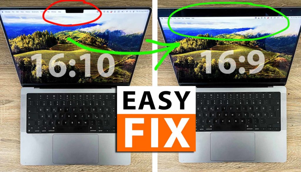 MacBook Auflösung zu 16:9 für Bildschirmaufnahme ändern. (So geht’s)