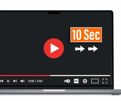 YouTube 10 Sekunden vorwärts oder rückwärts springen (Desktop)