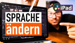 DaVinci Resolve iPad: Sprache Ändern!