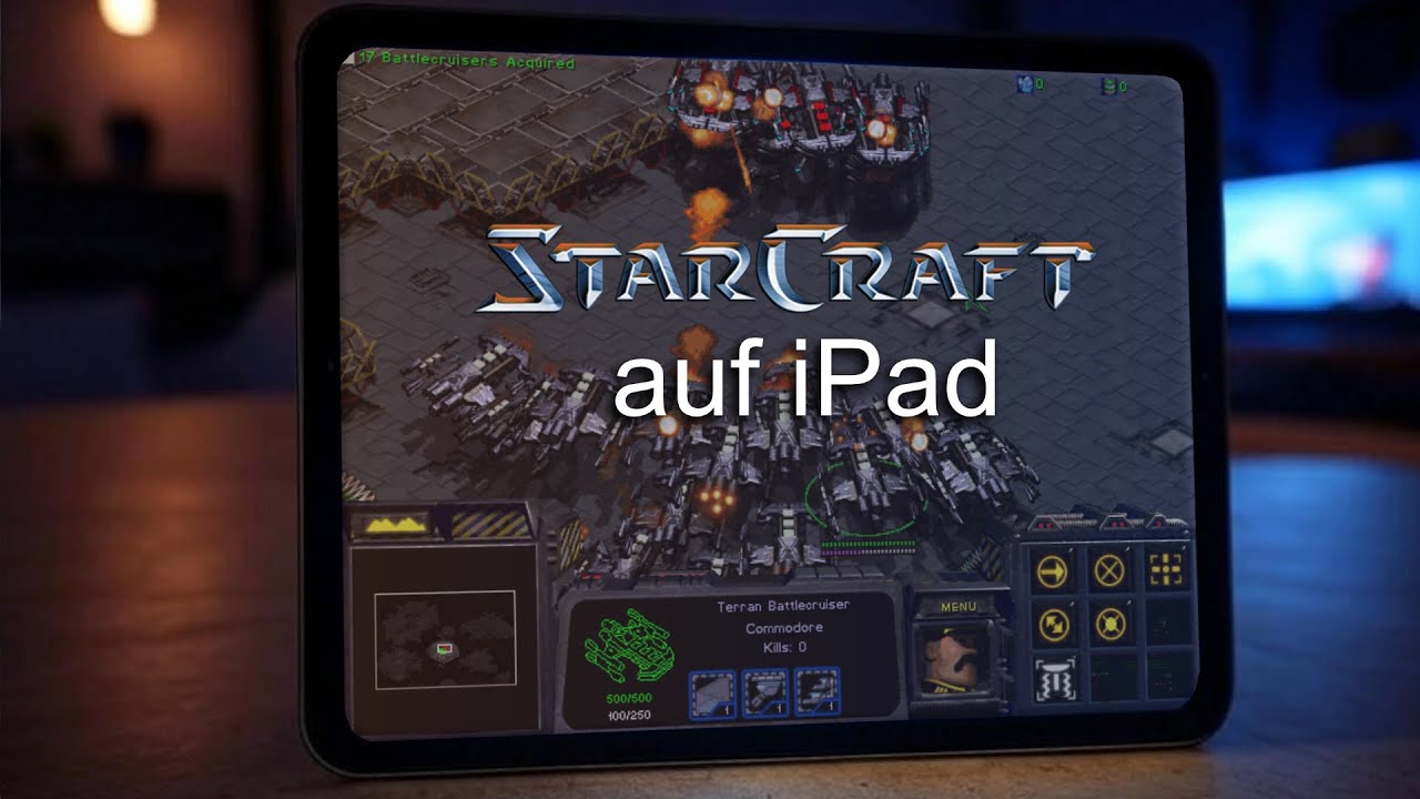 StarCraft Brood War auf iPad (es geht!)