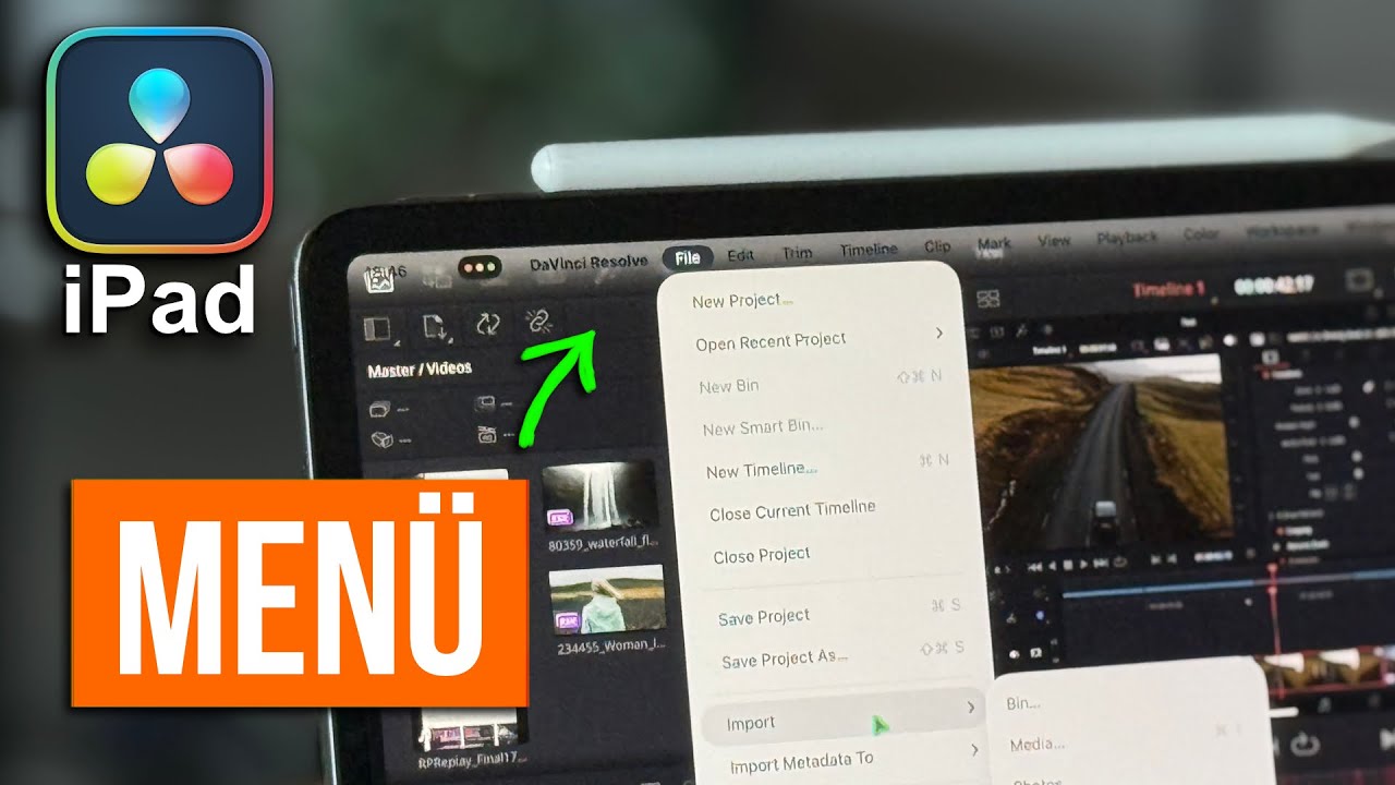 iPadOS 26 Menüleiste: Der Game Changer für DaVinci Resolve auf dem iPad