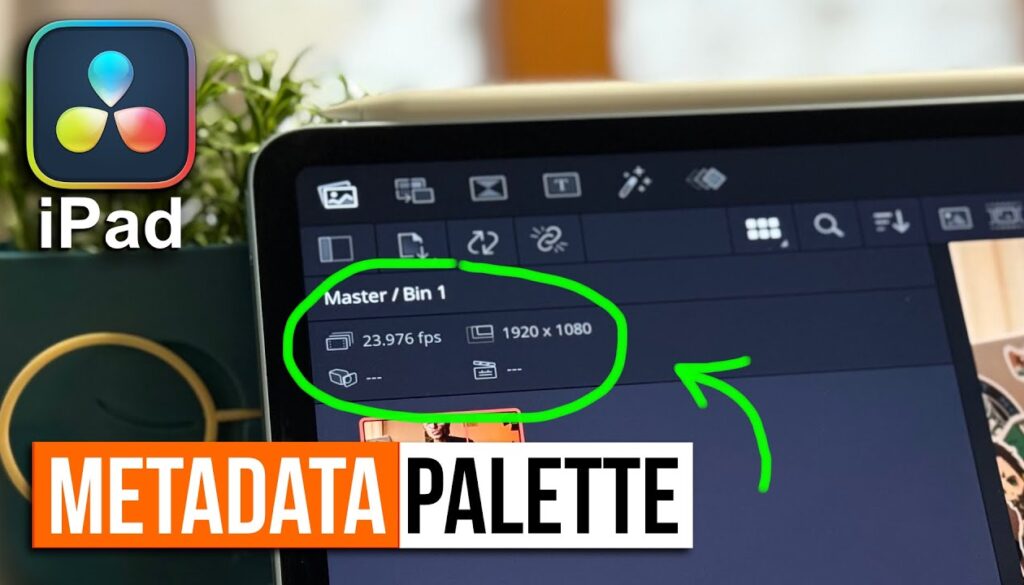 Endlich komplette Clip-Infos in DaVinci Resolve für iPad!