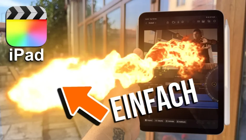 Krasse Feuerball-Effekte auf dem iPad (Final Cut Pro Tutorial)