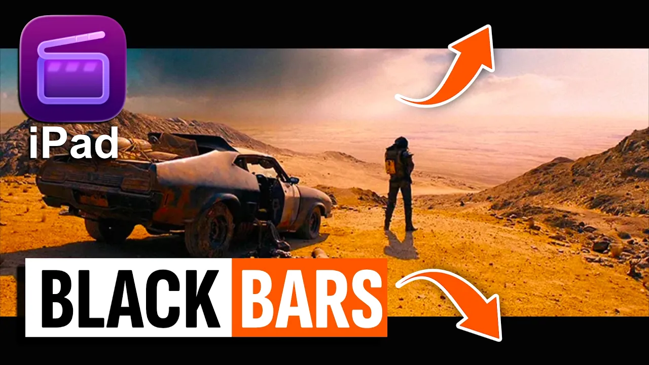 Cinematic BLACK BARS in Final Cut Pro iPad (So geht's)