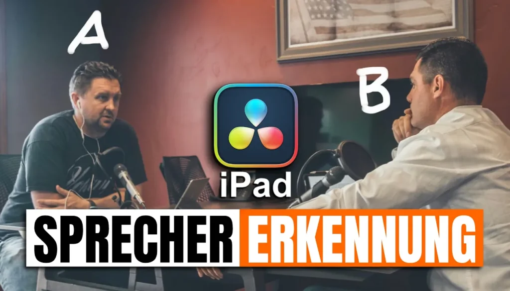 DaVinci Resolve iPad: Sprecher erkennen im Text Based Editing