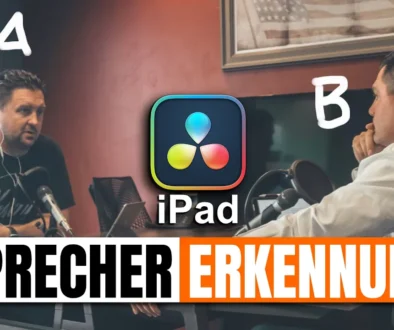 DaVinci Resolve iPad: Sprecher erkennen im Text Based Editing
