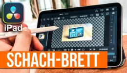 Schachbrett? Alpha-Hintergründe in DaVinci Resolve iPad