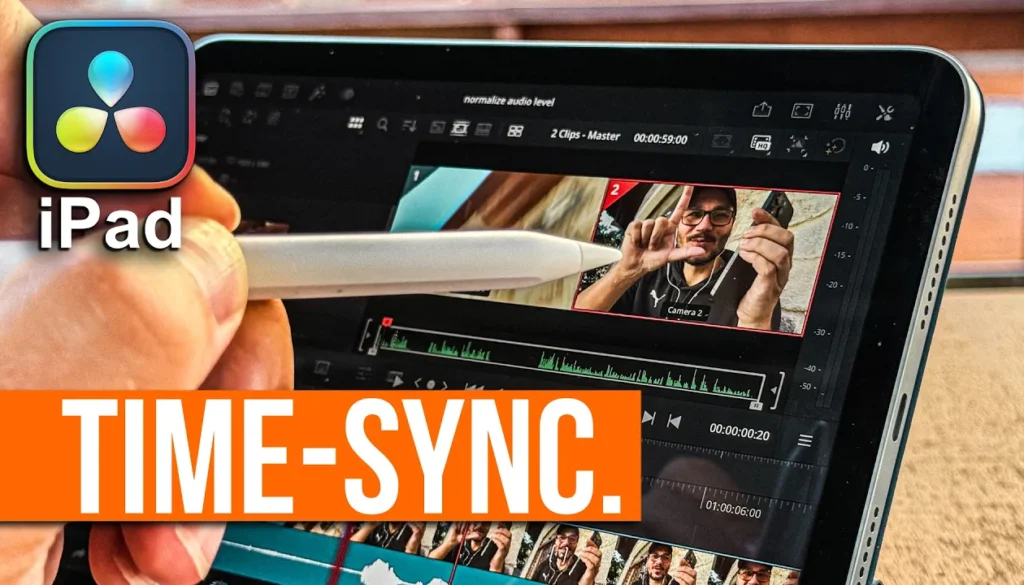 So vergleichst du zeitsynchrone Clips in DaVinci Resolve iPad