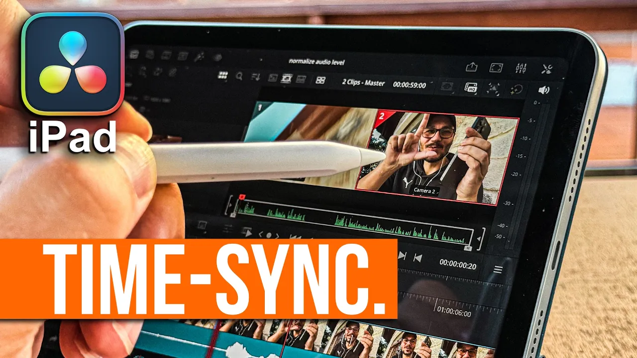 So vergleichst du zeitsynchrone Clips in DaVinci Resolve iPad