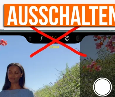 iPhone CAMERA CONTROL AUSSCHALTEN [So geht's!]