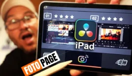 Foto Page FREISCHALTEN in DaVinci Resolve für iPad