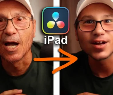 Gesicht mit KI altern oder verjüngen in DVR iPad