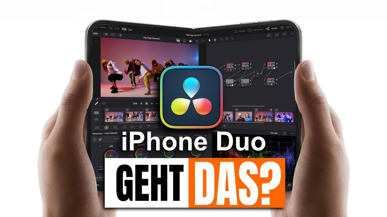 Geht DaVinci Resolve auf dem iPhone Duo?
